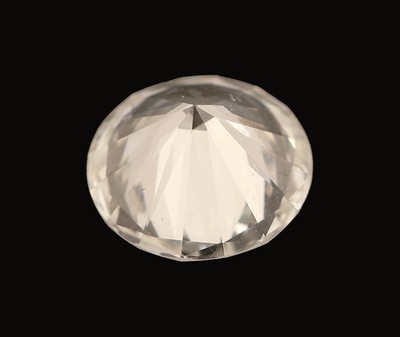 27067156b - Loser Brillant, 0.74 ct feines Weiß/lr, mit Zertifikat Schätzpreis: 4200, - EUR