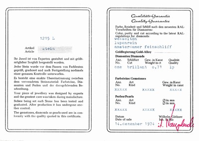 27067167d - Loser Brillant, ca. 0.71 ct hochfeines Weiß/lupenrein, mit Zertifikat Schätzpreis: ...