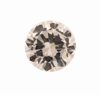 Image Loser Brillant, 0.80 ct hochfeines Weiß/lupenrein, mit Zertifikat Schätzpreis: 5600, - ...