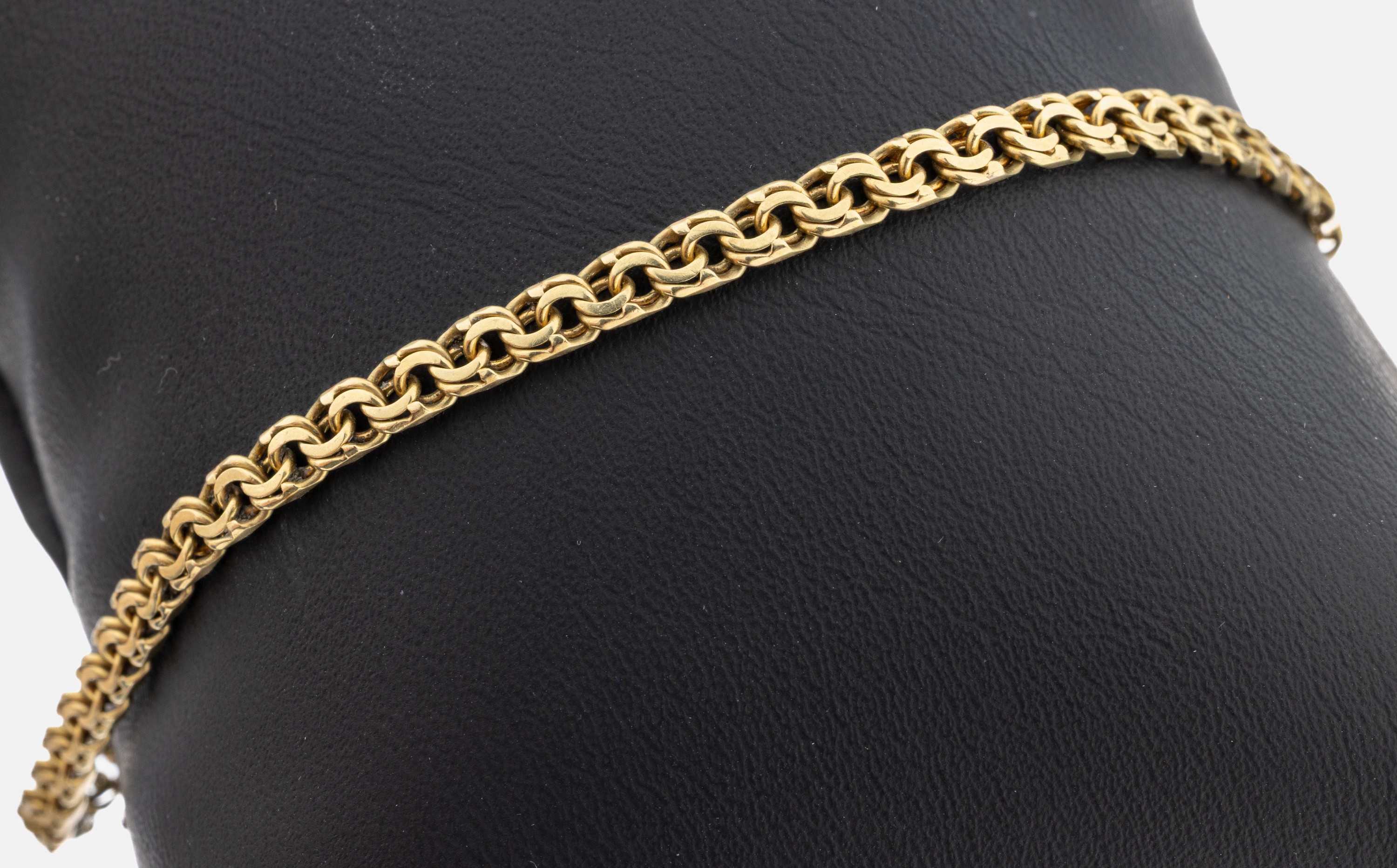 Image 27067639 - 14 kt Gold Armband, GG 585/000, L. ca. 19 cm, Kastenschloss mit Sicherheitsacht, ca. ...