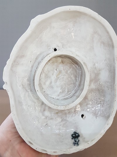 27068072g - Porzellangruppe, Frankenthal, Entwurf Adam Bauer 1773, Schäfer/Schafscherer mit drei ...