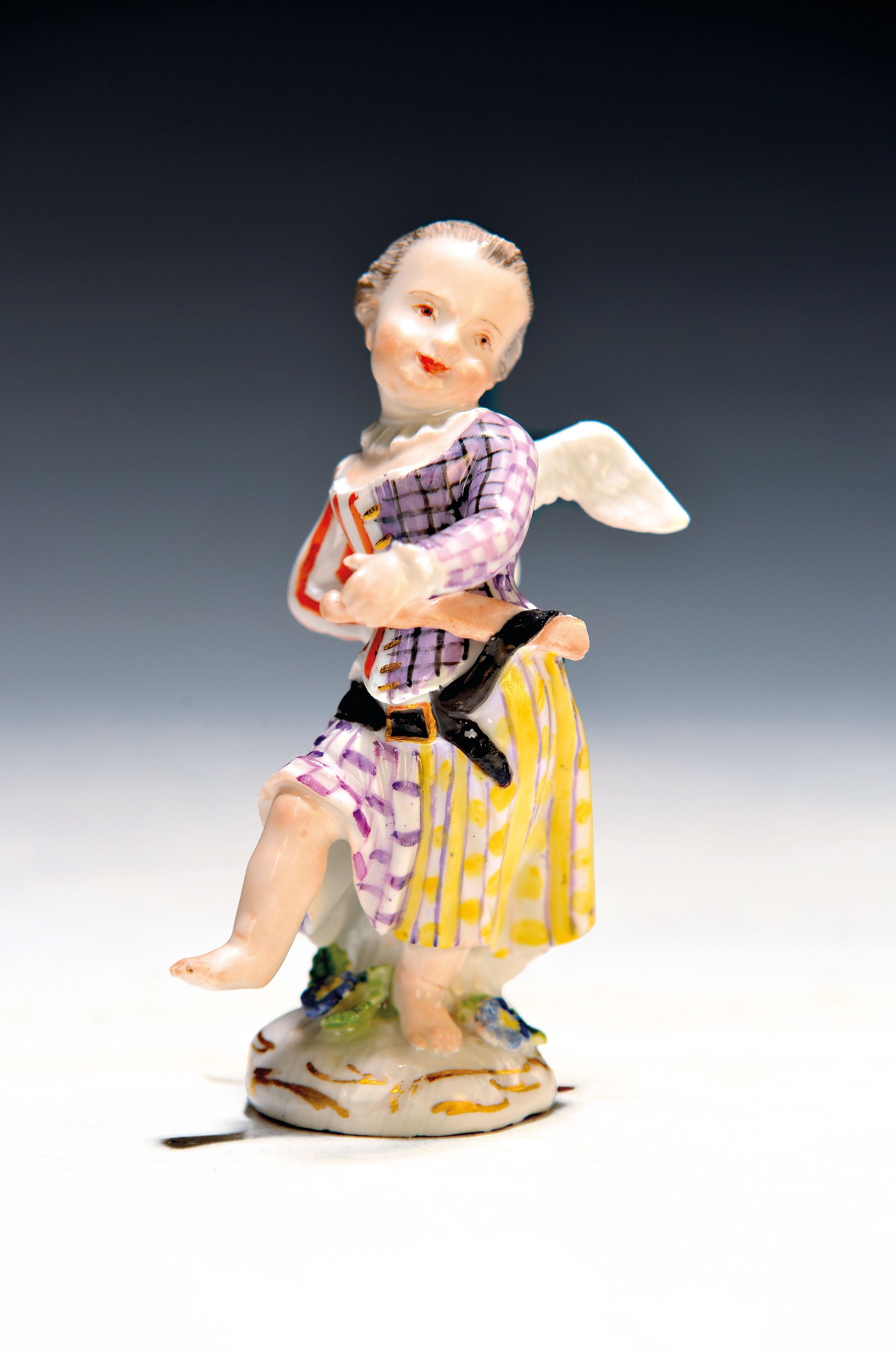 Image 27068174 - Porzellanfigur, Meissen, 18. Jh., verkleidete Amorette als Komödiantin, Entwurf J.J. ...