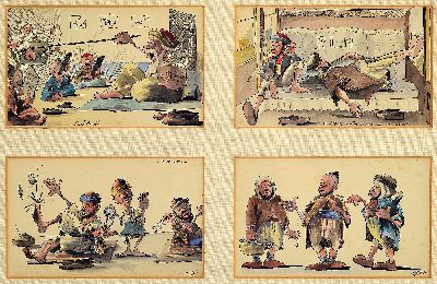 27068147b - M. Barbelt, französischer Karikaturist der Mitte des 20.Jh., ´Scenes et Types ...