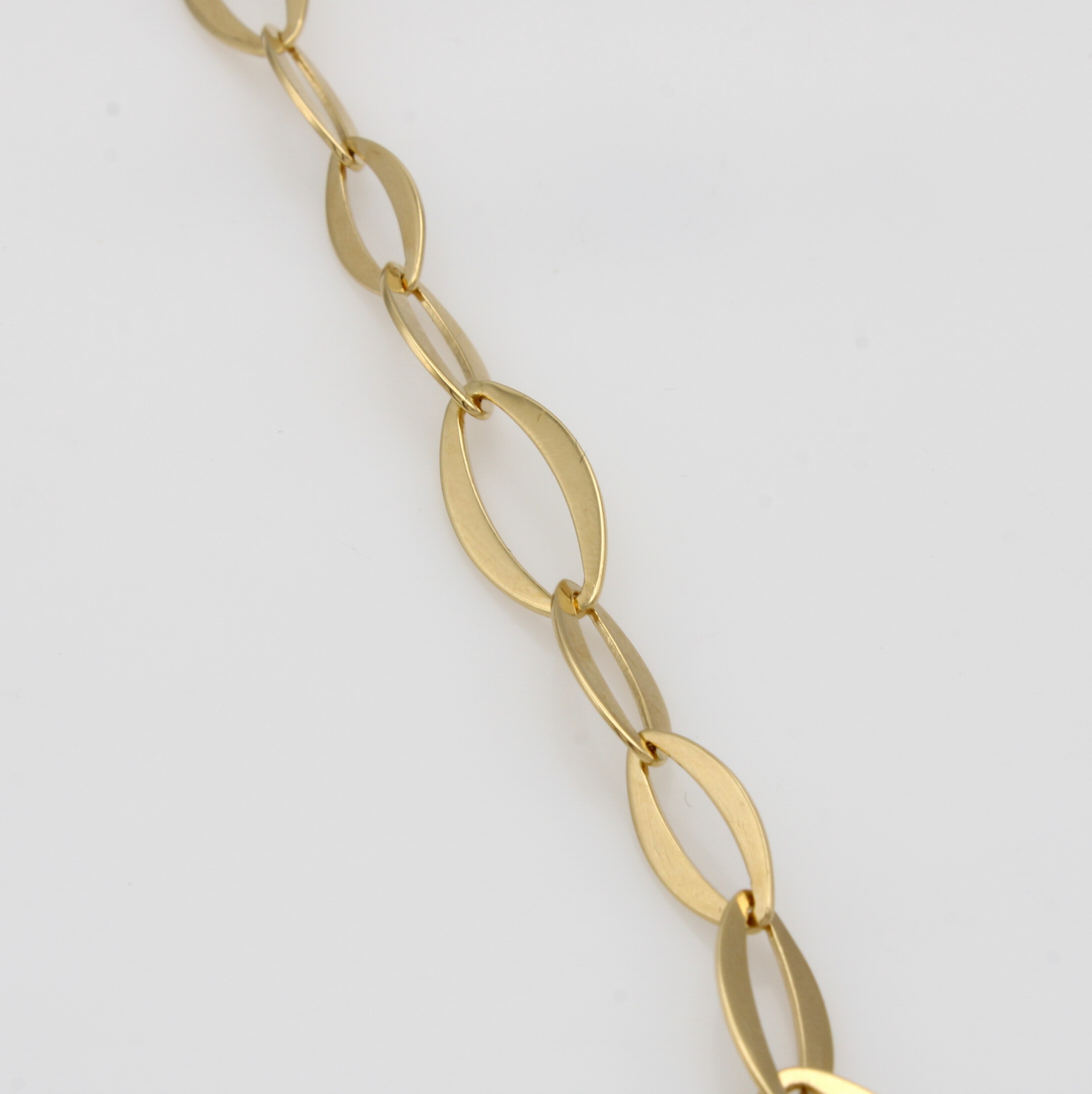 Image 27068379 - Armband, GG 750/000, navettförm. Elemente, L. ca. 19 cm