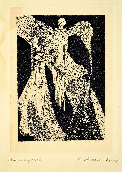 27068407c - Carl Nagel-Diek, Illustrator Anfang des 20.Jh., 4 Radierungen, Motive zu J.W. Goethes ...