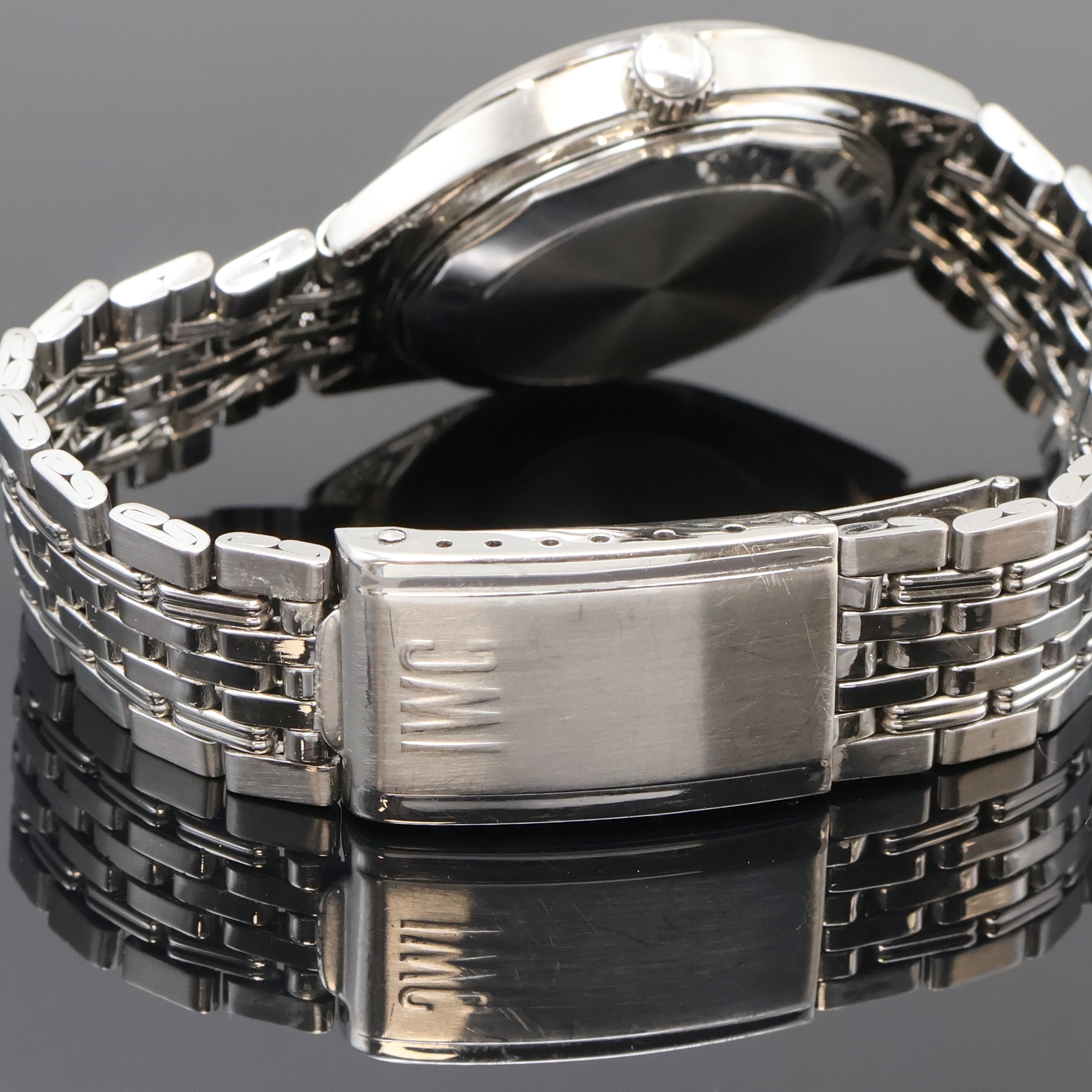 Detail c: IWC Yacht-Club Herrenarmbanduhr in Stahl Referenz R 811 AD, Schweiz um 1969, Automatik, verschr. Geh. inkl. orig. Gay Freres Gliederband m. Faltschl. ...