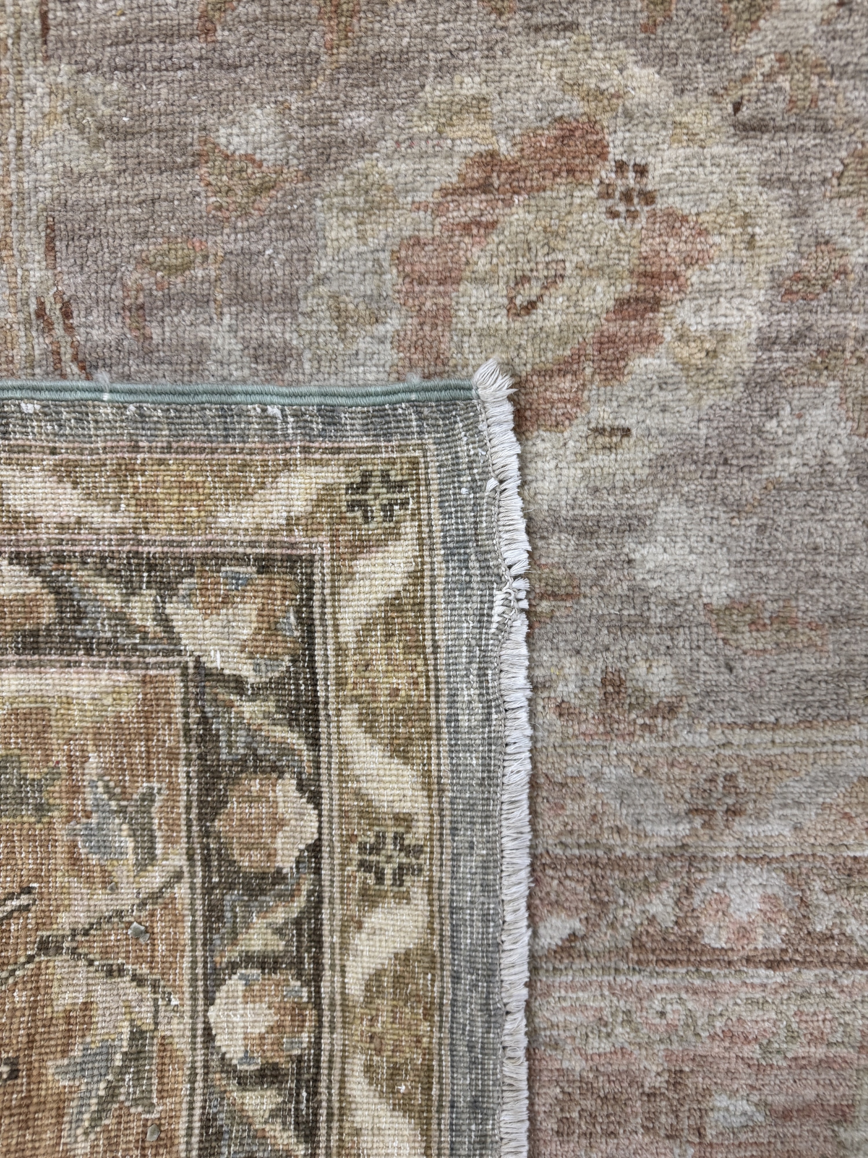 Detail j: Ziegler-Mahal, Pakistan, Ende 20.Jhd, Wolleauf Baumwolle, ca. 370 x 280 cm, EHZ: 2