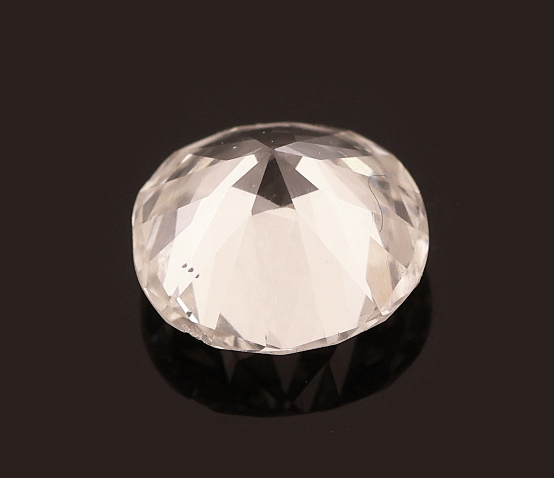 Detail b: Loser Diamant im Kissenschliff, 1.398 ct Weiß(H)/si1, Symmetrie gut, Politur sehr gut, DPL Expertise anbei
