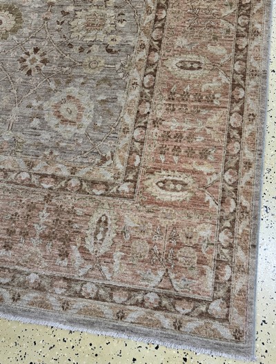 27069687a - Ziegler-Mahal, Pakistan, Ende 20.Jhd, Wolleauf Baumwolle, ca. 370 x 280 cm, EHZ: 2 ...