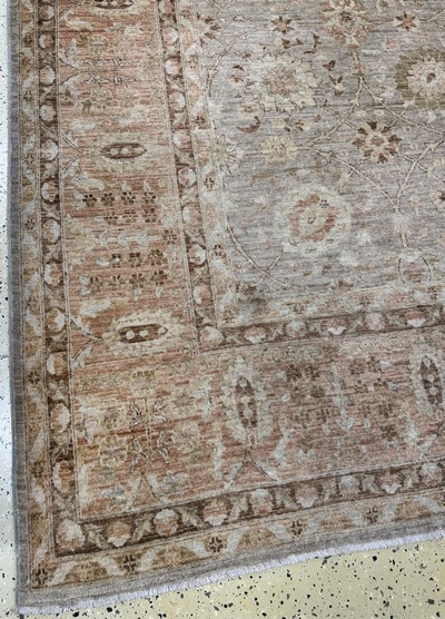 27069687b - Ziegler-Mahal, Pakistan, Ende 20.Jhd, Wolleauf Baumwolle, ca. 370 x 280 cm, EHZ: 2 ...