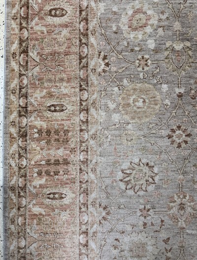 27069687c - Ziegler-Mahal, Pakistan, Ende 20.Jhd, Wolleauf Baumwolle, ca. 370 x 280 cm, EHZ: 2 ...