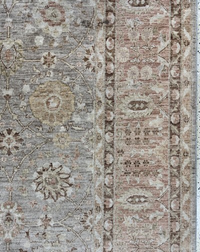 27069687e - Ziegler-Mahal, Pakistan, Ende 20.Jhd, Wolleauf Baumwolle, ca. 370 x 280 cm, EHZ: 2 ...