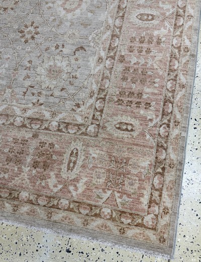 27069687f - Ziegler-Mahal, Pakistan, Ende 20.Jhd, Wolleauf Baumwolle, ca. 370 x 280 cm, EHZ: 2 ...