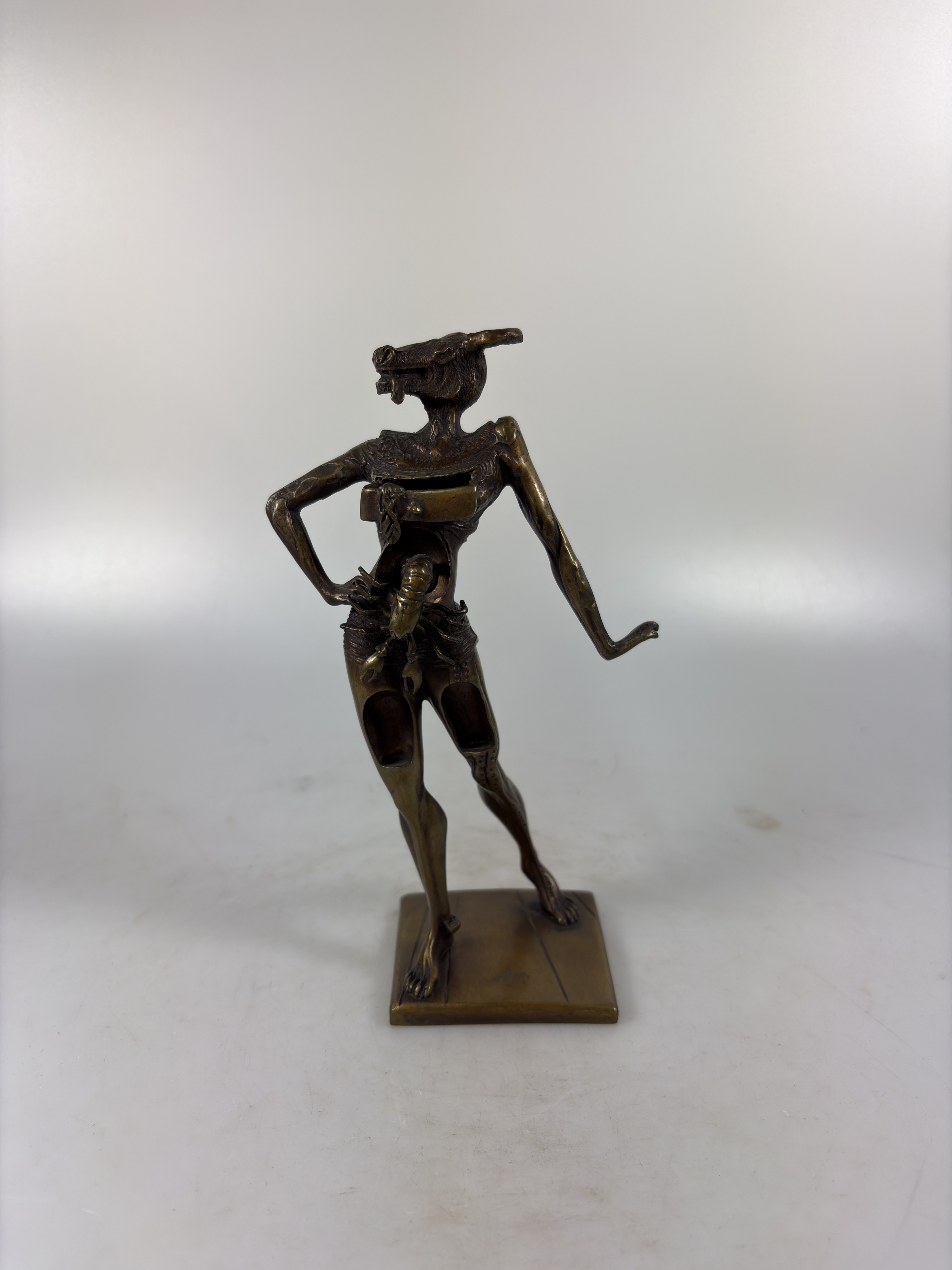 Detail a: Salvador Dali, 1904-1989, Minotaurus, Bronzeskulptur, sign., H. ca. 18.5cm
