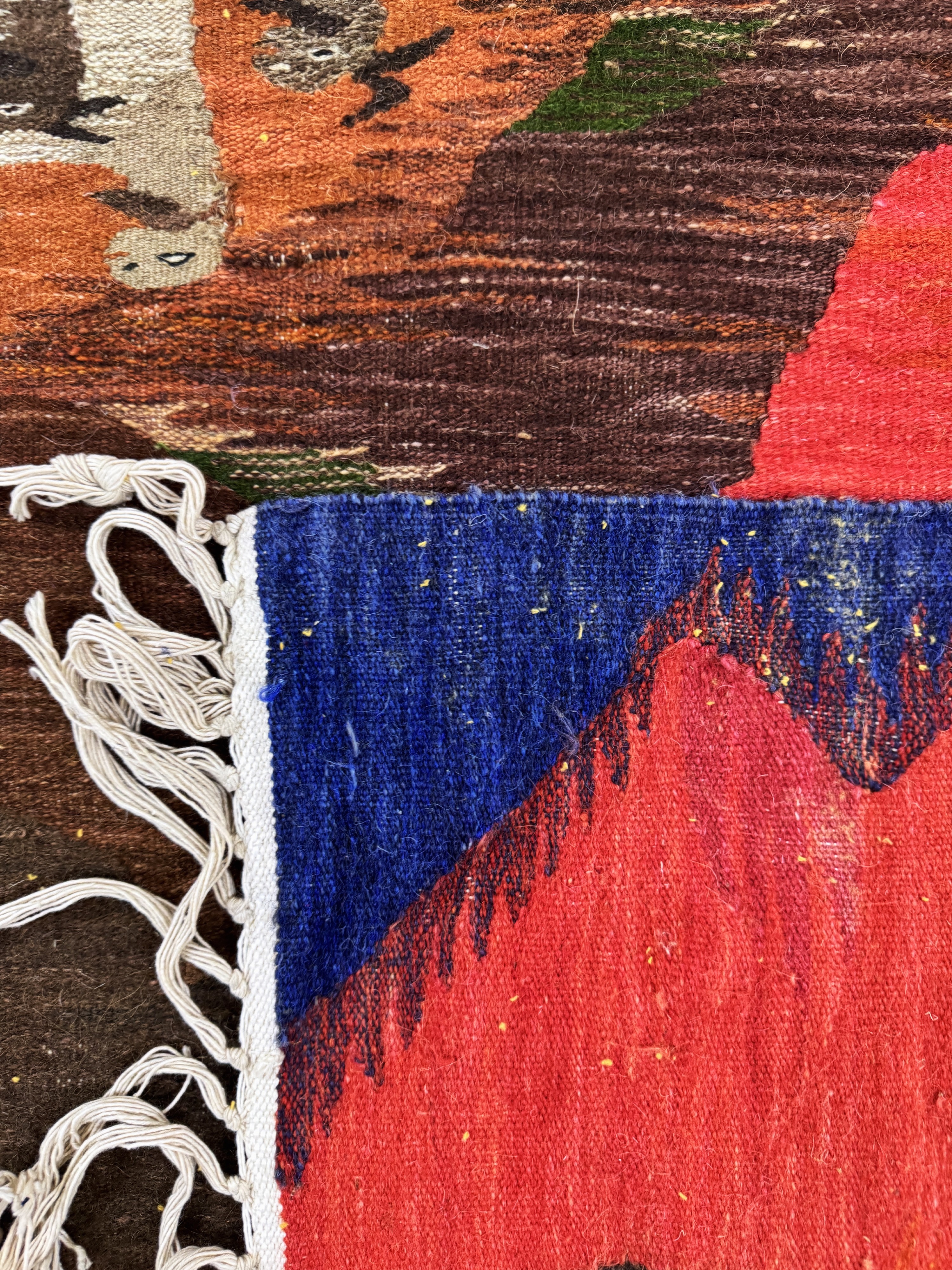 Detail f: Kelim, Tunesien, Mitte 20.Jhd, Wolle auf Baumwolle, ca. 240 x 180 cm, EHZ: 1-2