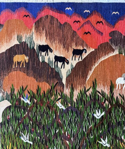 27069795e - Kelim, Tunesien, Mitte 20.Jhd, Wolle auf Baumwolle, ca. 240 x 180 cm, EHZ: 1-2 ...