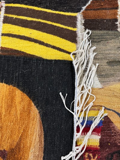 27069798f - Kelim, Tunesien, Mitte 20.Jhd, Wolle auf Baumwolle, ca. 230 x 190 cm, EHZ: 1-2 ...