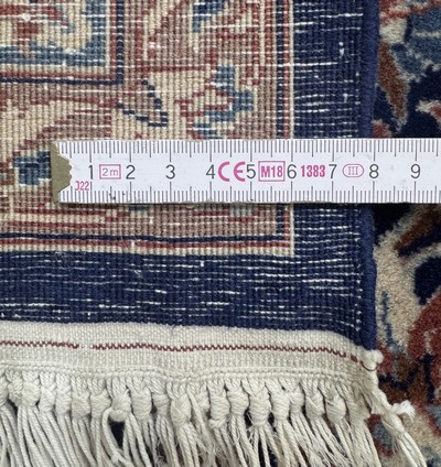 27069804h - Esfahan fein, China, Ende 20.Jhd, Korkwolleauf Baumwolle, ca. 250 x 200 cm, ...