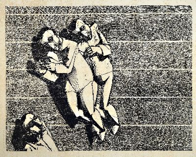 Image Franca Bartholomäi, geb. 1975 Hohenmölsen, 2Holzschnitte auf Japan, ohne Titel ...