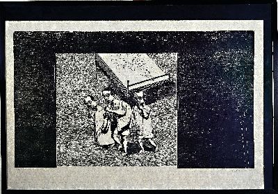 27069850l - Franca Bartholomäi, geb. 1975 Hohenmölsen, 2Holzschnitte auf Japan, ohne Titel ...