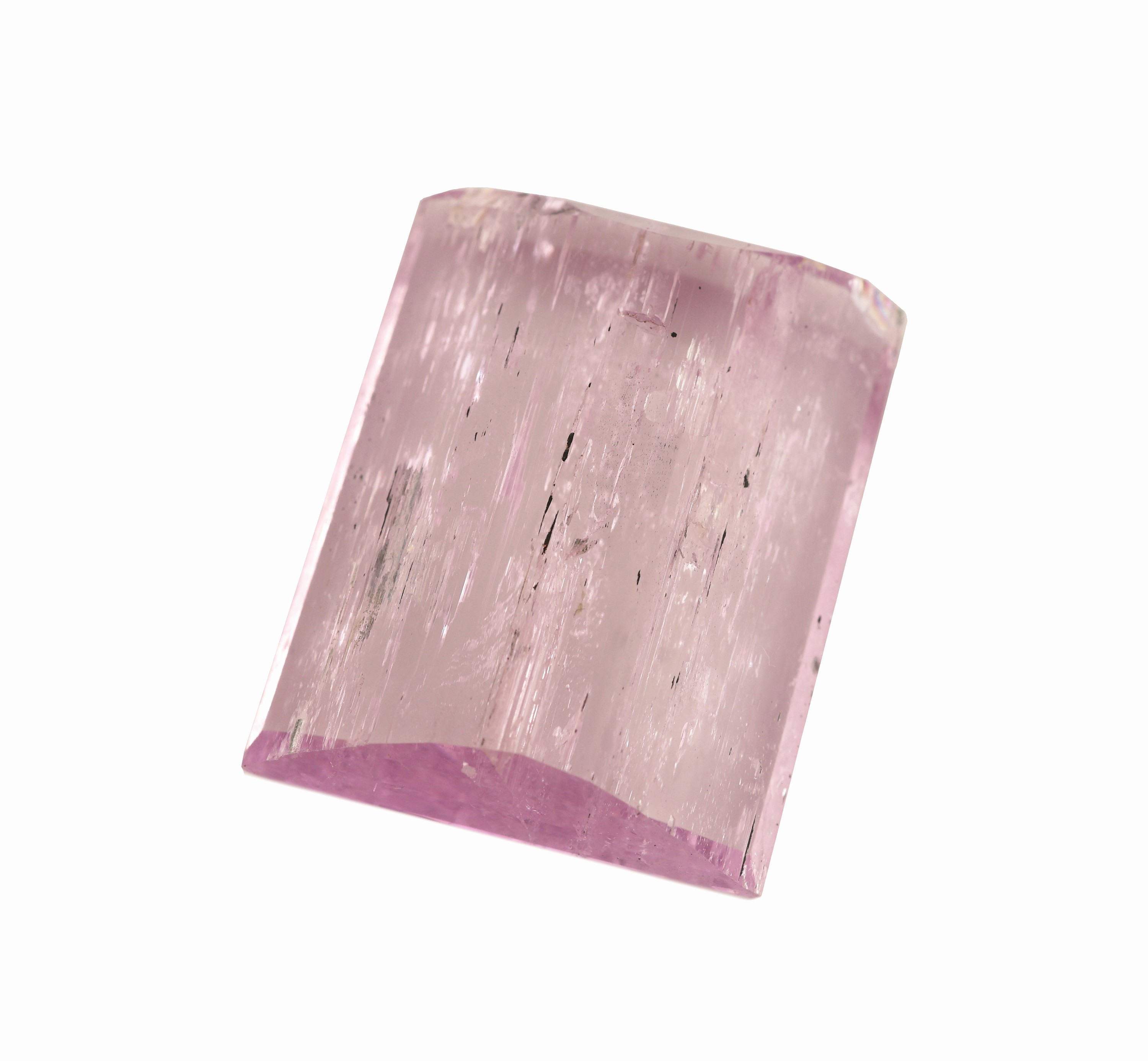 Detail b: Loser Morganit, ca. 75.05 ct, ca. 28.91 x 23.54 x 10.07 mm