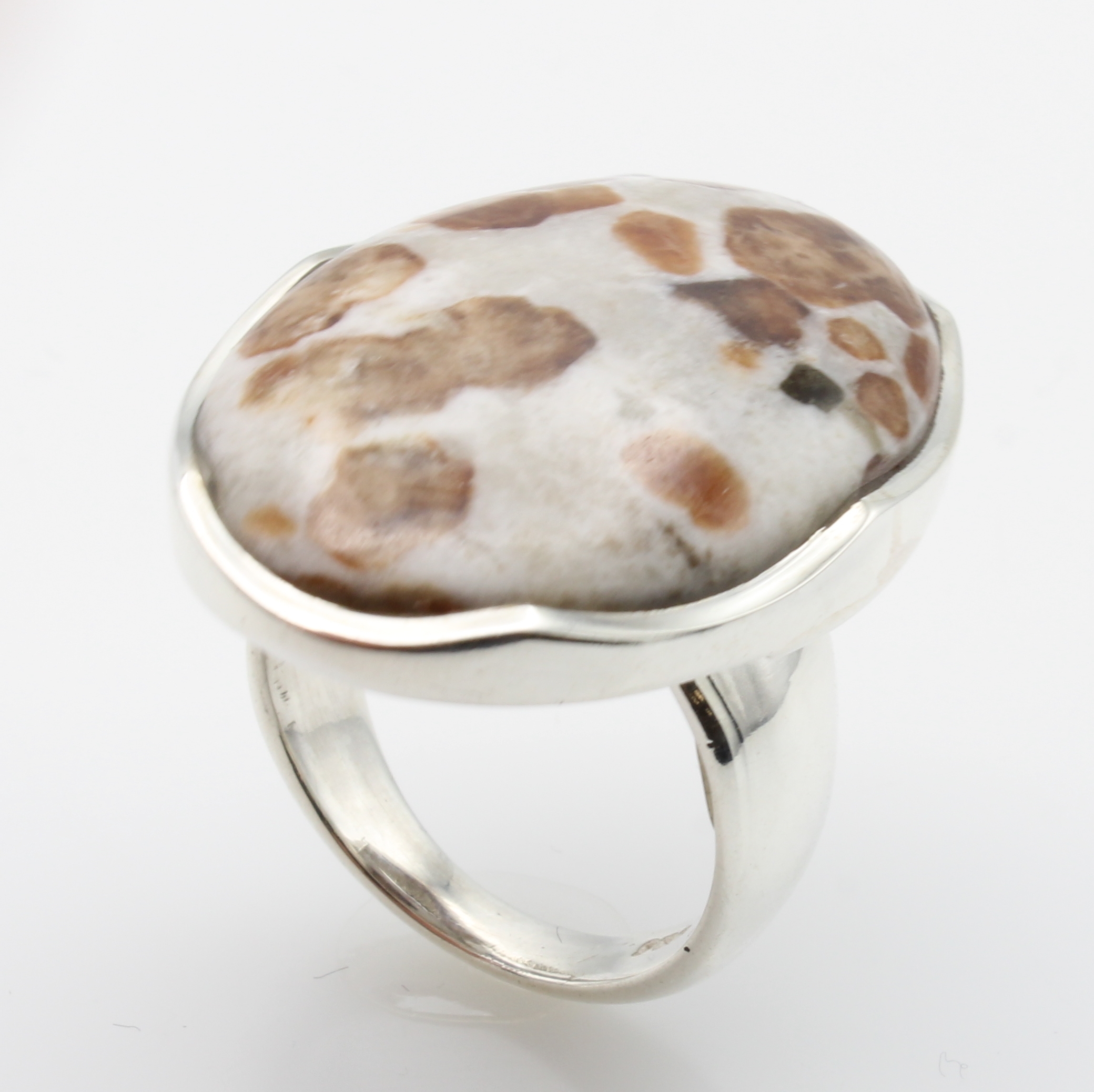 Image 27069909 - Ring mit Granat, 925er Silber, Maße ca. 3x2 cm, RW ca. 56