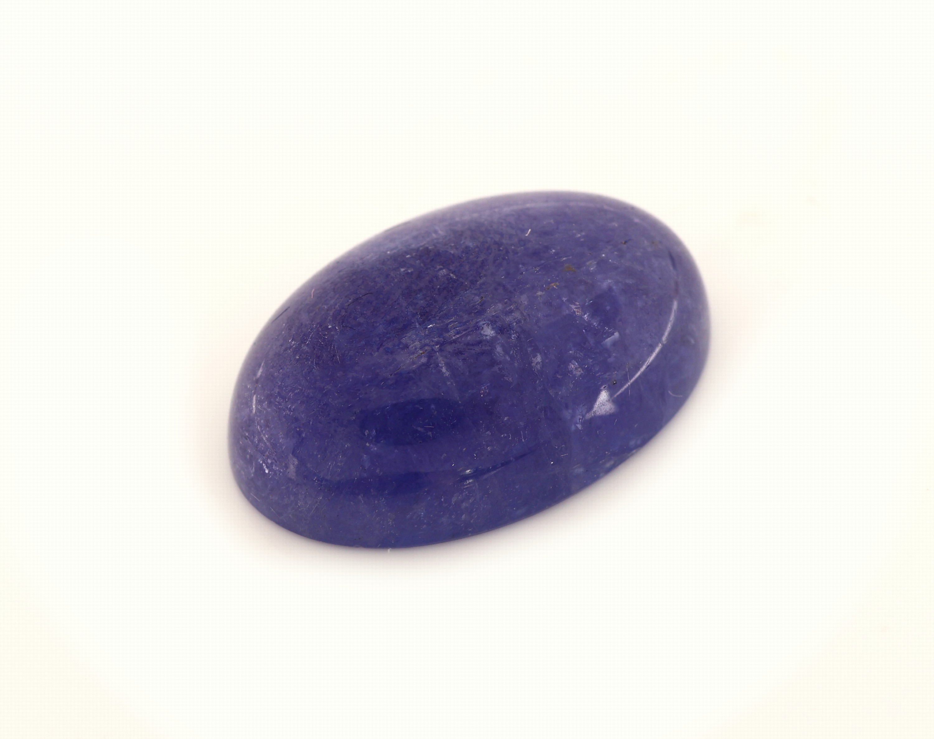 Image 27069926 - Loser Tansanitcabochon, ca. 21.76 ct, oval
