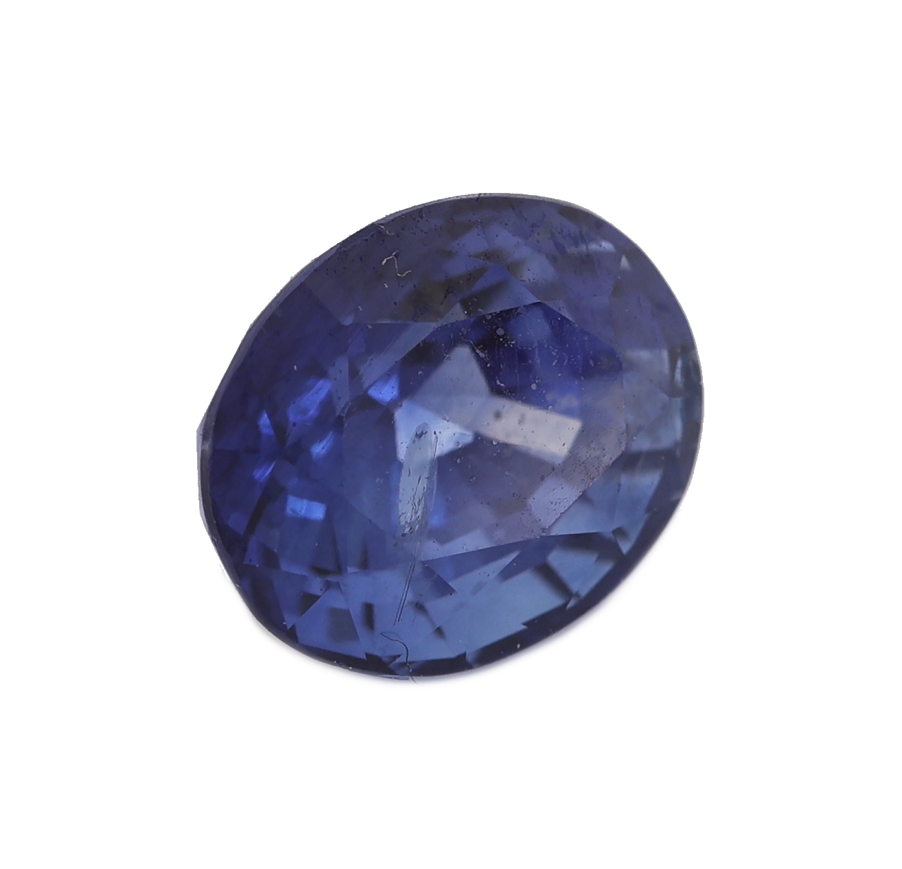 Detail a: Loser ovalfacett. Saphir, ca. 1.78 ct