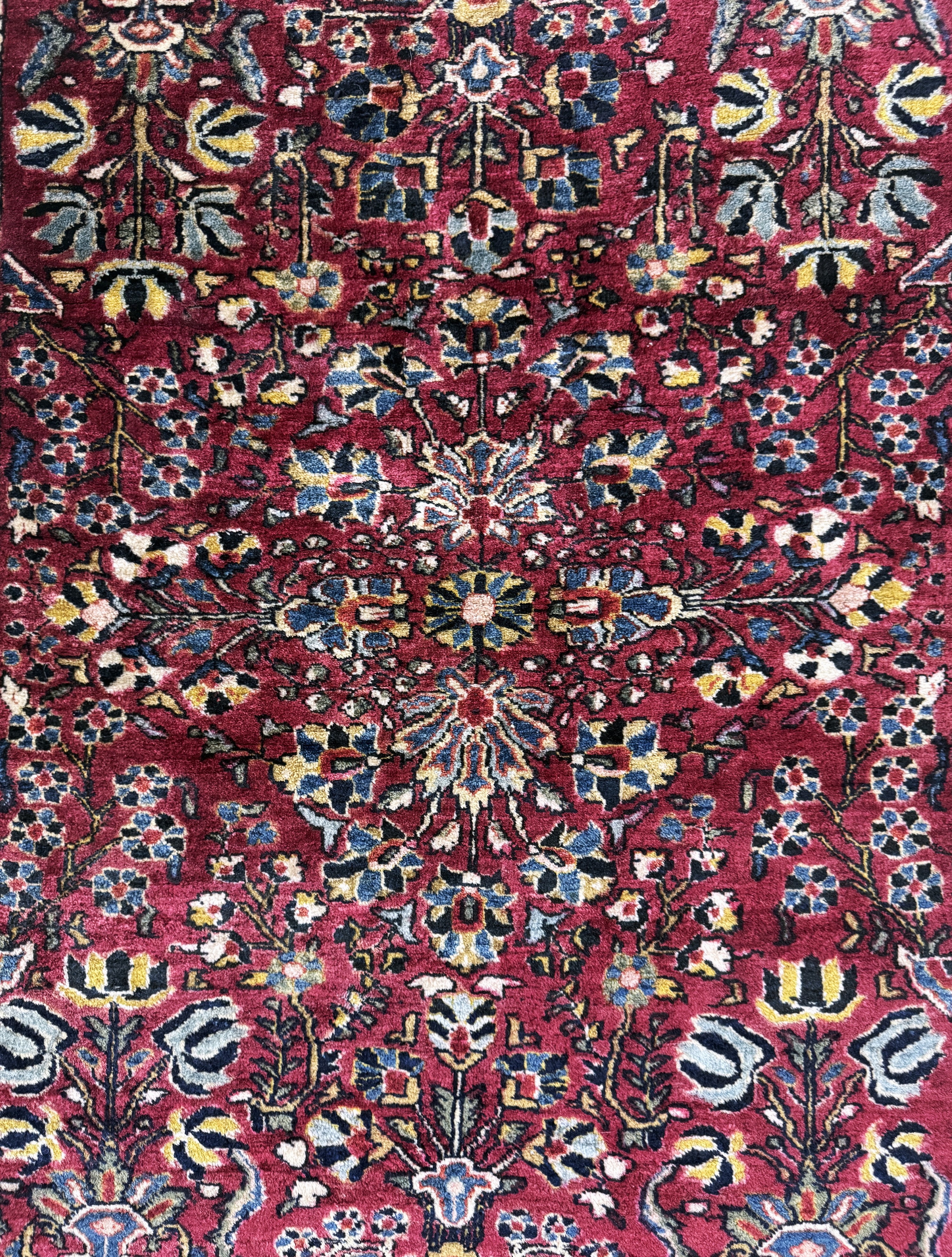 Detail c: Us Re-Import Sarogh antik, Persien, um 1900, Wolle auf Baumwolle, ca. 144 x 104 cm, EHZ: 2