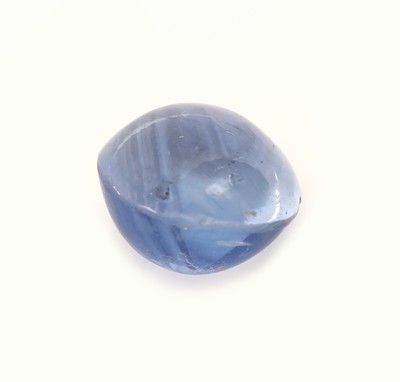 27069927a - Loser Saphircabochon, ca. 6.15 ct, rund
