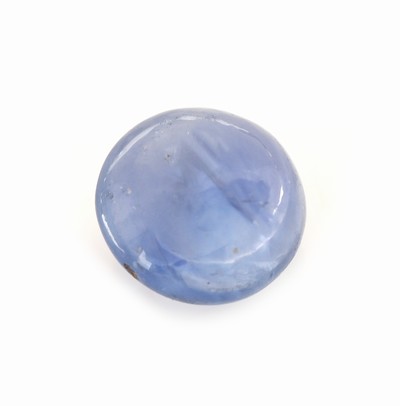27069927b - Loser Saphircabochon, ca. 6.15 ct, rund
