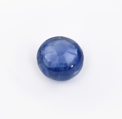 27069927c - Loser Saphircabochon, ca. 6.15 ct, rund