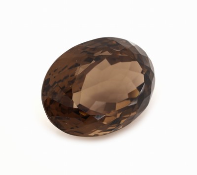 27069932a - Loser Rauchquarz, ca. 228.35 ct, ovalfacett.