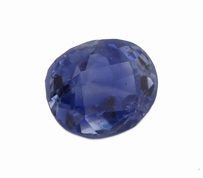 27069940a - Loser Saphir, ca. 1.74 ct, ovalfacett., besch.