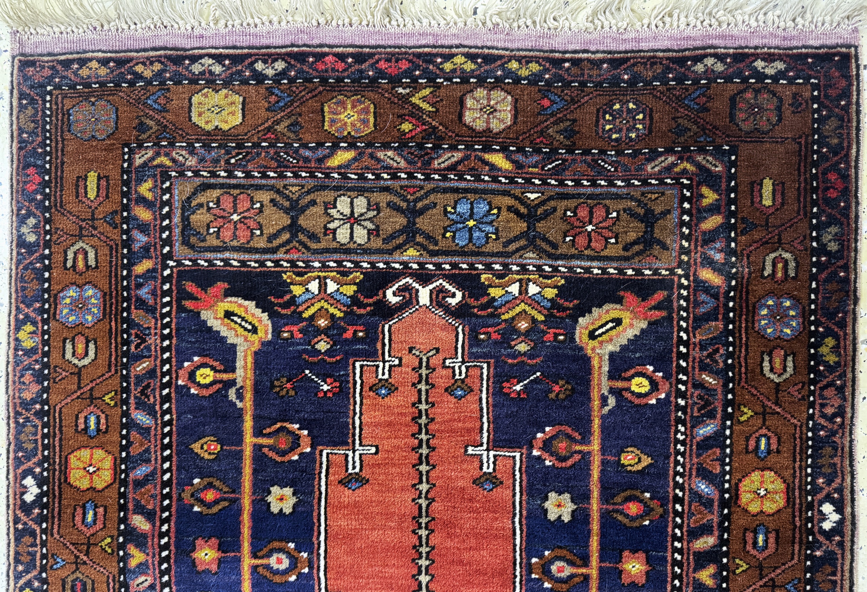 Detail a: Taspinar alt, Türkei, Mitte 20.Jhd, Wolle auf Wolle, ca. 180 x 100 cm, EHZ: 2