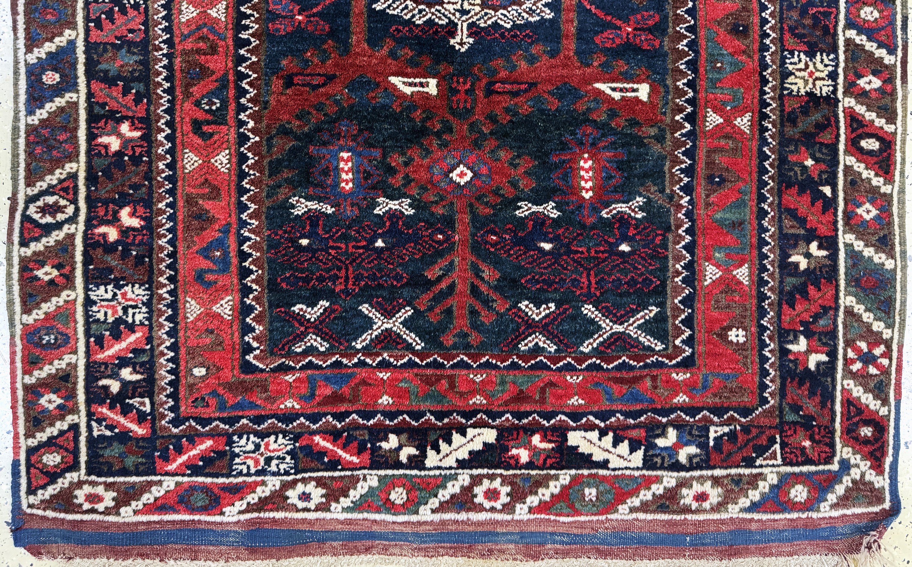 Detail c: Taspinar alt, Türkei, Mitte 20.Jhd, Wolle auf Wolle, ca. 190 x 130 cm, EHZ: 2