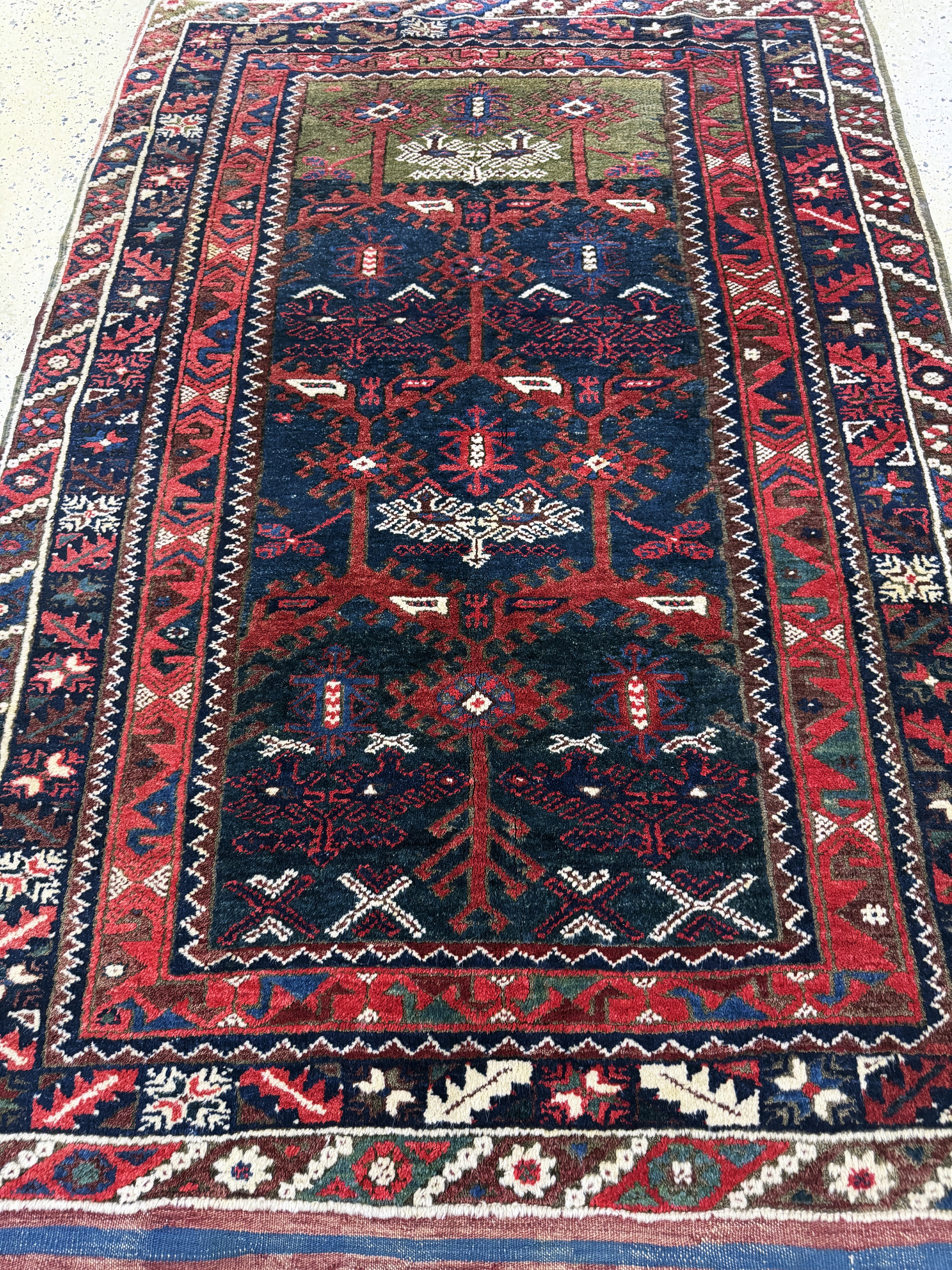 Detail d: Taspinar alt, Türkei, Mitte 20.Jhd, Wolle auf Wolle, ca. 190 x 130 cm, EHZ: 2