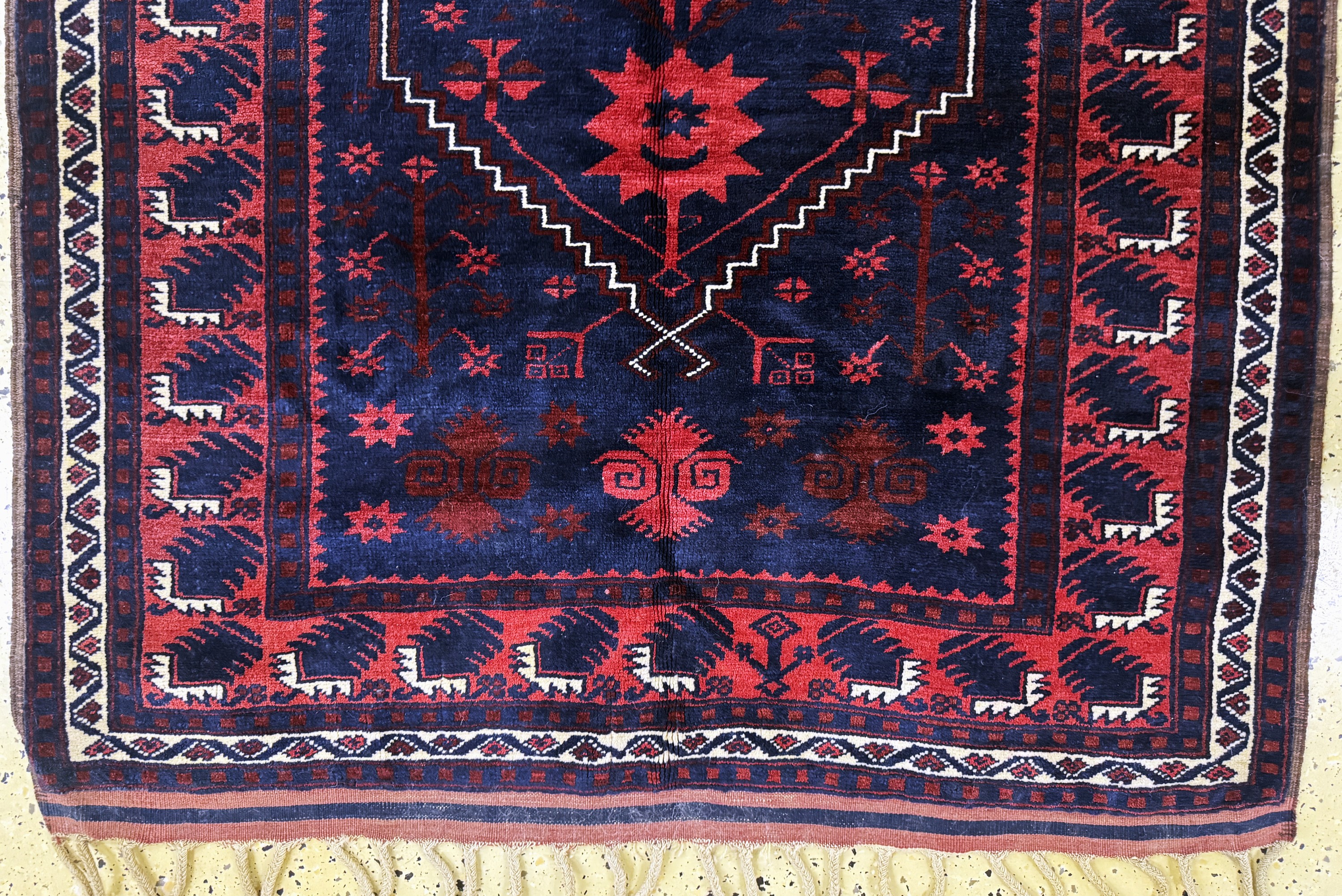 Detail c: Yaghcibedir, Türkei, Mitte 20.Jhd, Wolle auf Wolle, ca. 195 x 120 cm, EHZ: 2