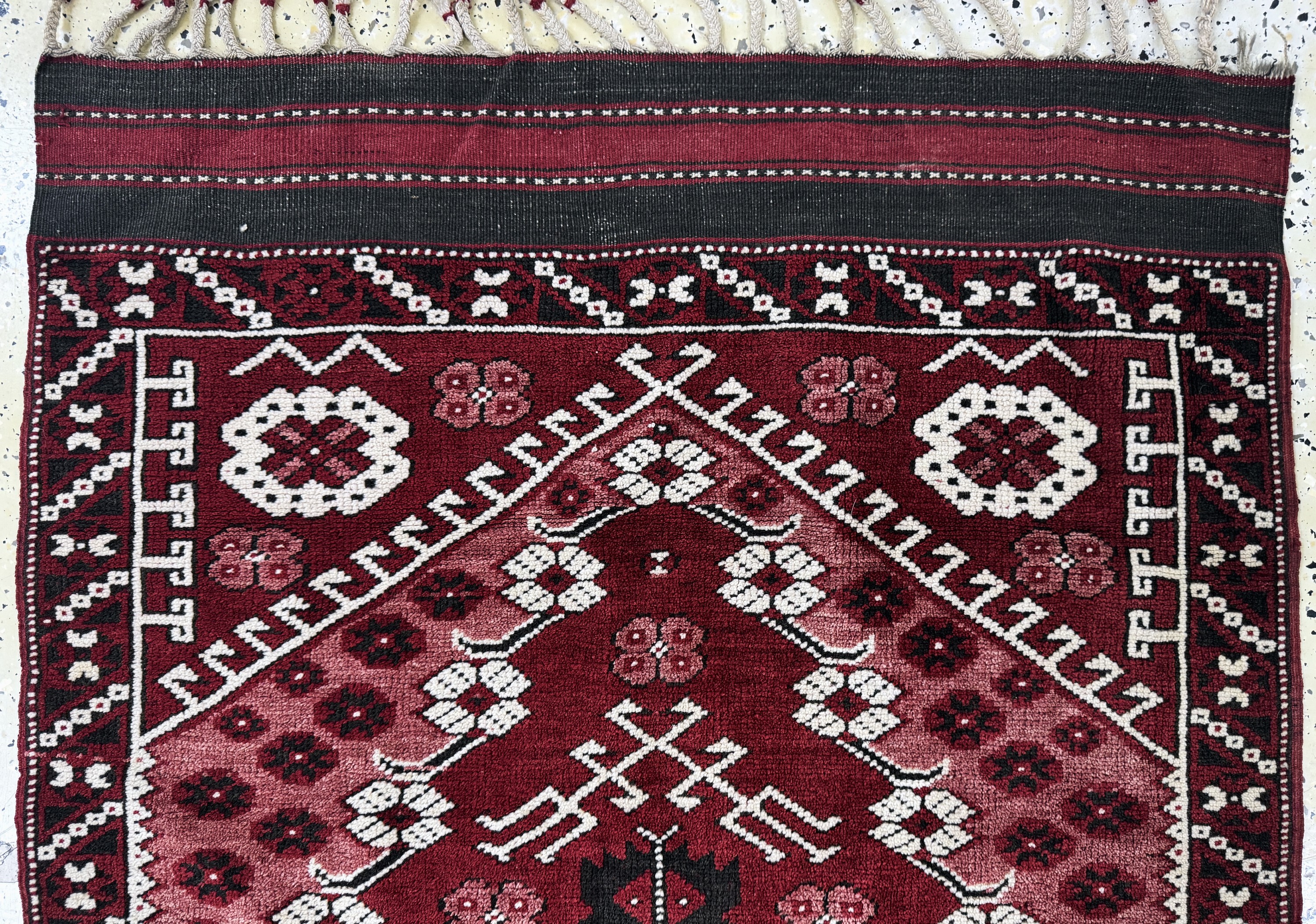 Detail e: 2 Lots Yürük, Türkei, Mitte 20.Jhd, Wolle auf Wolle, ca. 135 x 90 cm, EHZ: 2