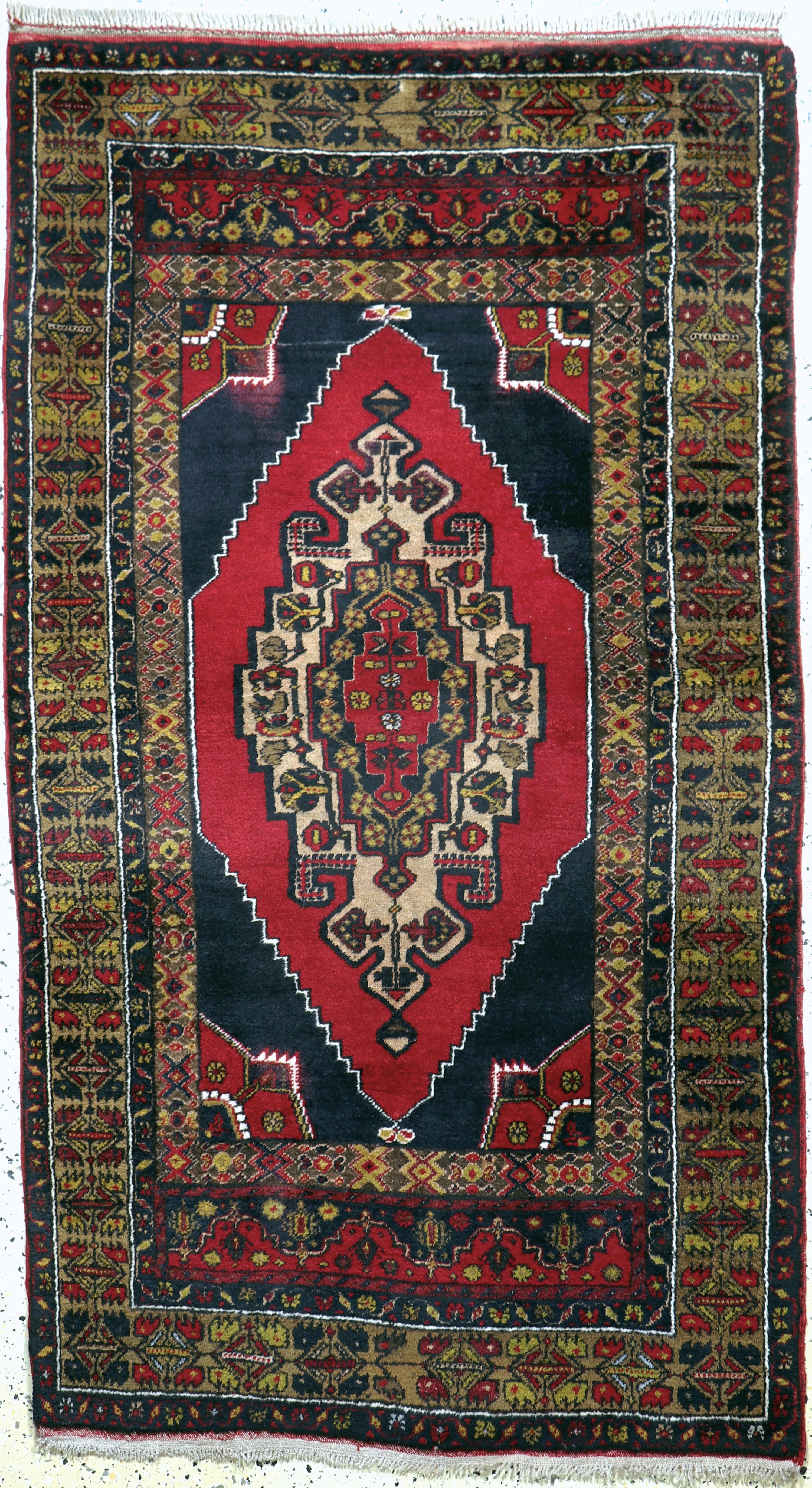 Image 27070020 - Taspinar alt, Türkei, Mitte 20.Jhd, Wolle auf Wolle, ca. 190 x 110 cm, EHZ: 2(kleiner ...