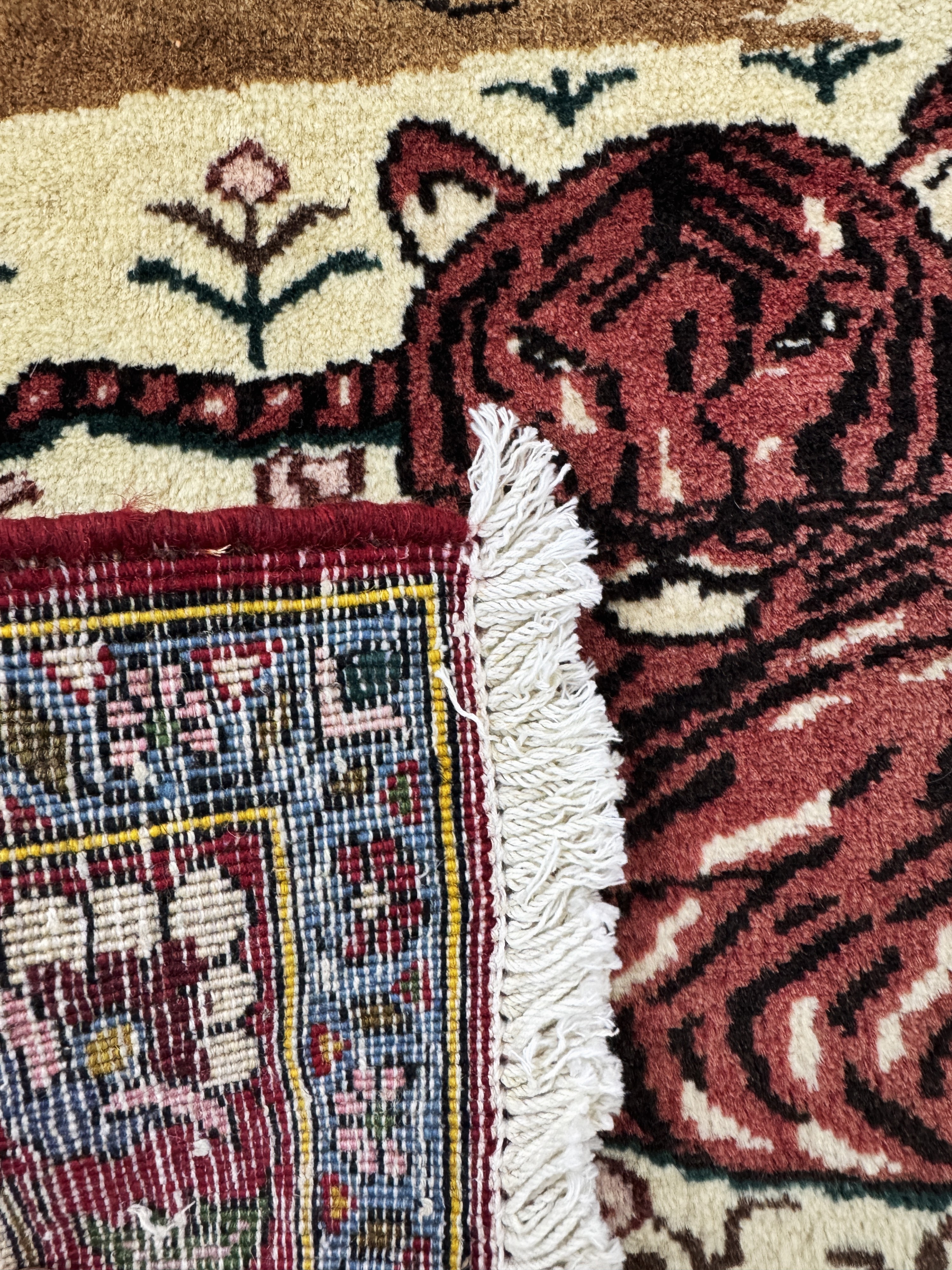 Detail b: 3 Lots Poschtis, Persien, Ende 20.Jhd, Wolle auf Baumwolle, ca. 95 x 80 cm, EHZ: 1-2