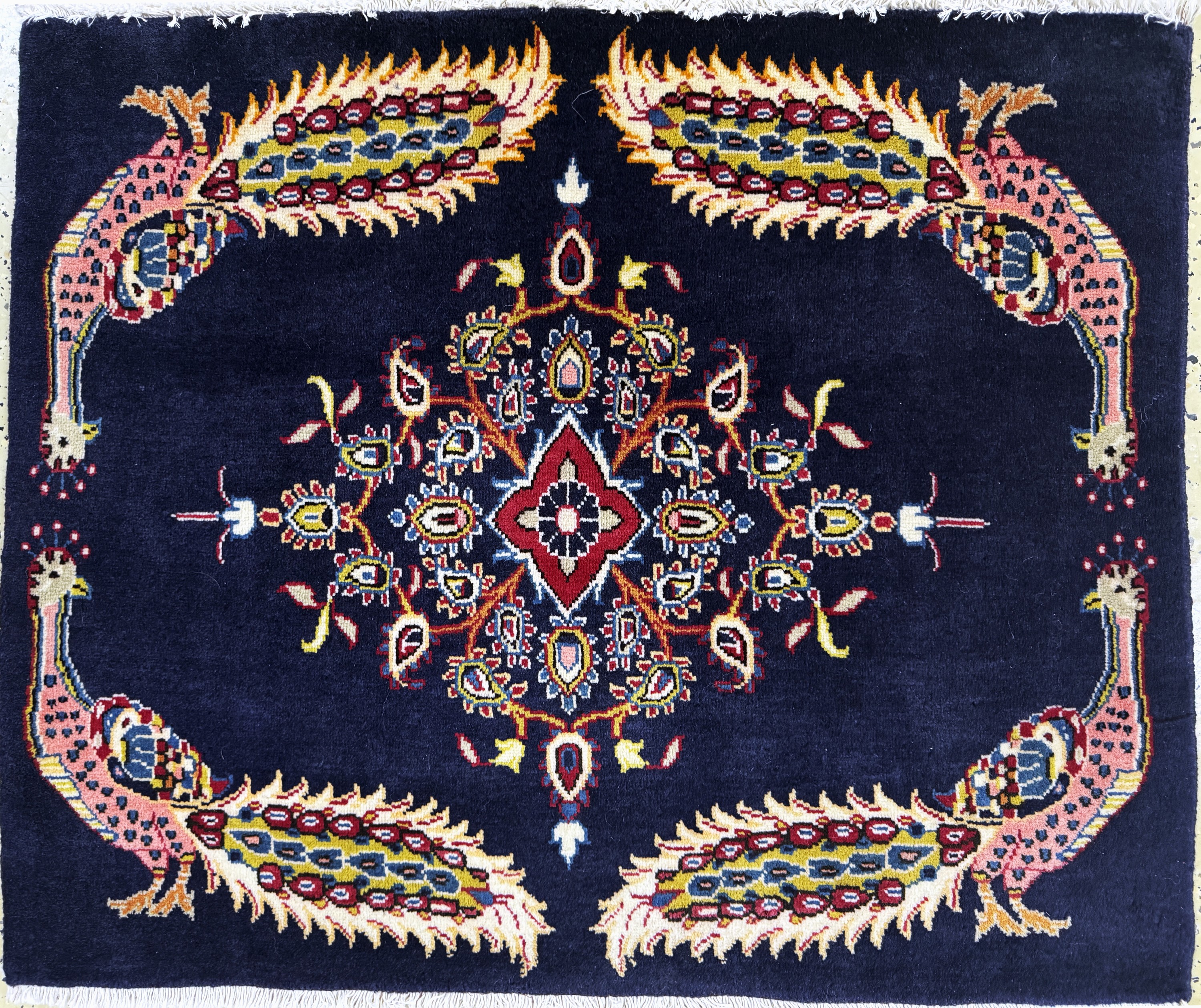 Detail e: 3 Lots Poschtis, Persien, Ende 20.Jhd, Wolle auf Baumwolle, ca. 95 x 80 cm, EHZ: 1-2