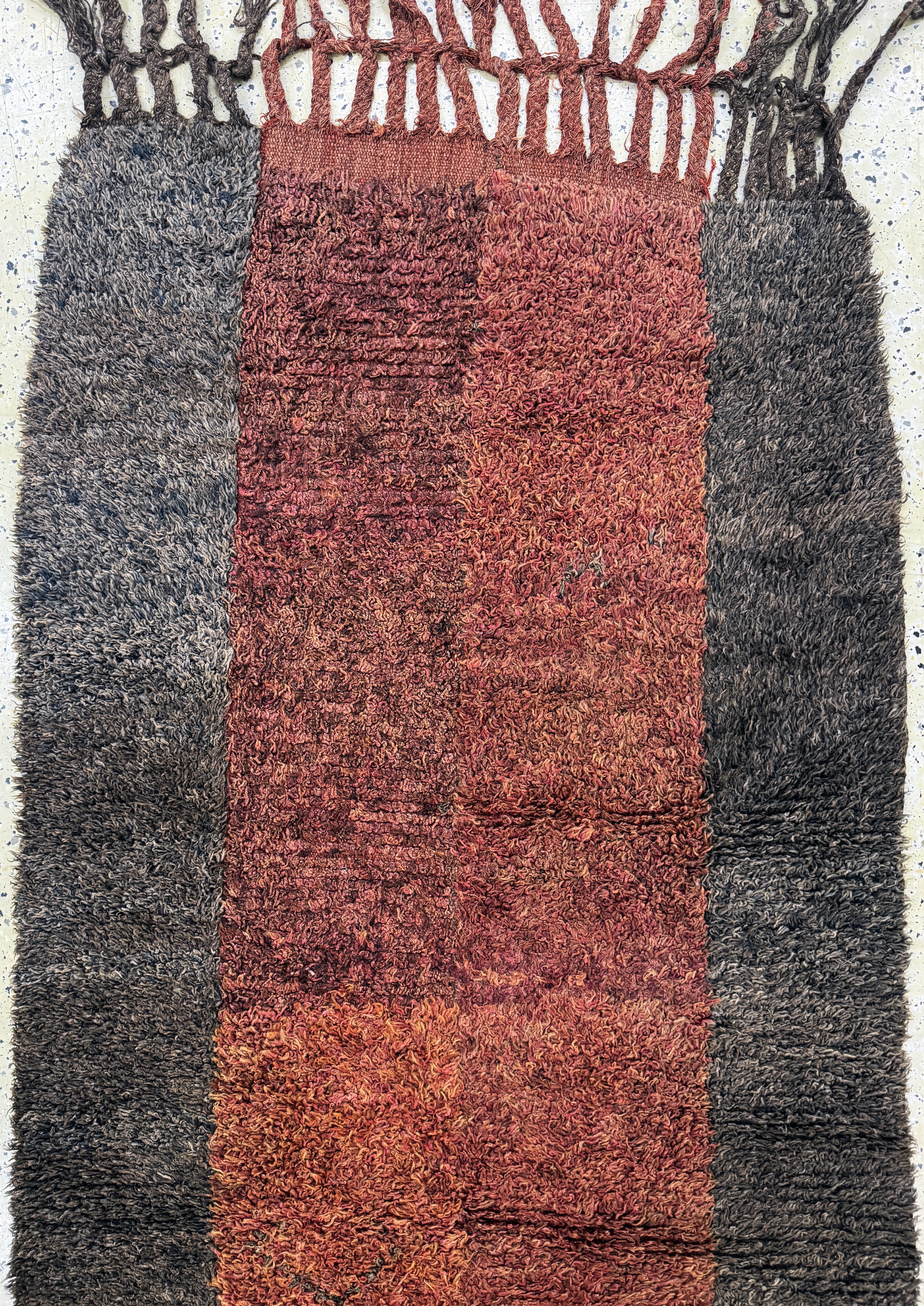 Detail a: Karakalpak(4 Bahnig), Uzbekistan, Anfang 20.Jhd, Wolle auf Wolle, ca. 365 x 107 cm, EHZ: 2