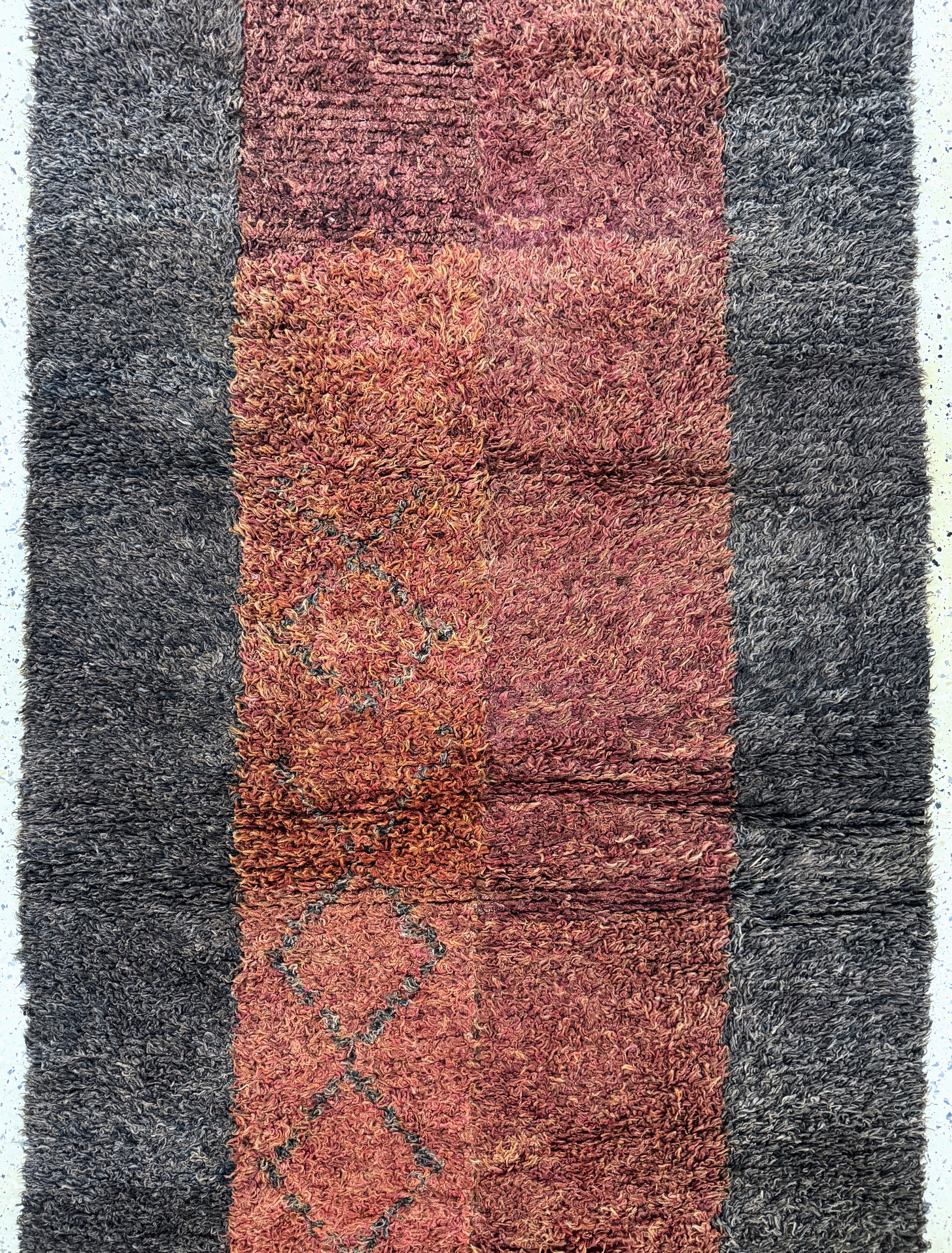 Detail b: Karakalpak(4 Bahnig), Uzbekistan, Anfang 20.Jhd, Wolle auf Wolle, ca. 365 x 107 cm, EHZ: 2