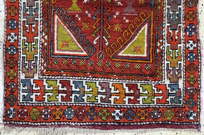 27070014b - Bergama alt, Türkei, Anfang 20.Jhd, Wolle auf Wolle, ca. 170 x 110 cm, EHZ: 2 ...