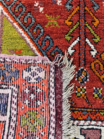 27070014e - Bergama alt, Türkei, Anfang 20.Jhd, Wolle auf Wolle, ca. 170 x 110 cm, EHZ: 2 ...