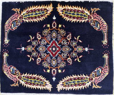 27070037e - 3 Lots Poschtis, Persien, Ende 20.Jhd, Wolle auf Baumwolle, ca. 95 x 80 cm, EHZ: 1-2 ...