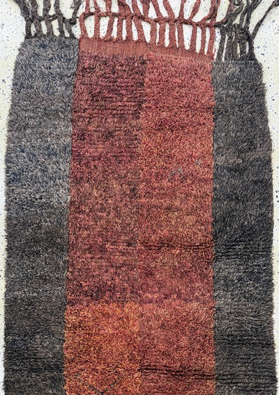 27070047a - Karakalpak(4 Bahnig), Uzbekistan, Anfang 20.Jhd, Wolle auf Wolle, ca. 365 x 107 cm, ...