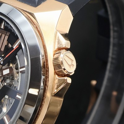 27070171b - BULOVA Maquina skelettierte Herrenarmbanduhr Referenz 98A177, Schweiz verk. lt. beil. ...