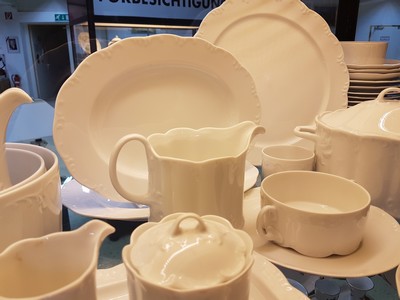 27070175i - Kaffee- und Speiseservice, Rosenthal, Modell Monbijou, weiß, Kaffeekanne, Zuckerdose, 2 ...